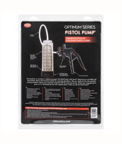 Optimum Series Pistol Pump With Senso Sleeve-Clear