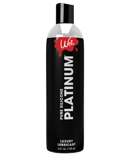 Wet Platinum Luxury Silicone Based Lubricant 4oz