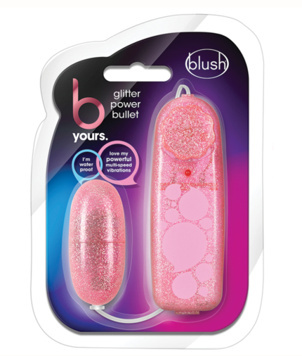 B Yours Glitter Power Bullet-Pink
