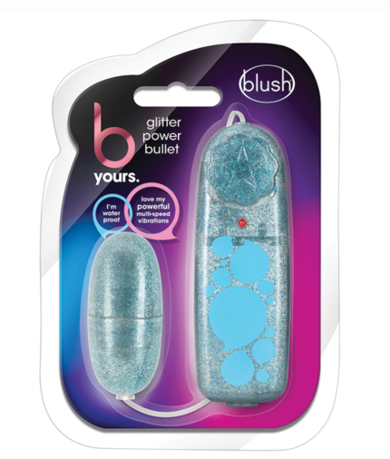 B Yours Glitter Power Bullet-Blue