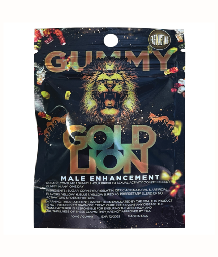 Gold Lion Gummy Single Pack