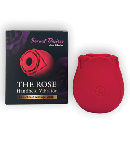 ROSE VIBRATOR WITH SUCTION (10 FUNCTIONS)