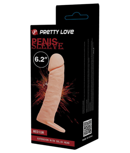 Pretty Love Penis Sleeve Medium-Flesh