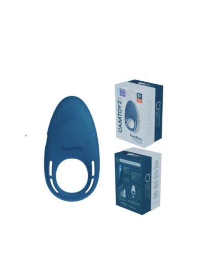 Flex Ring Camtoyz Vibrating Ring With App – Blue